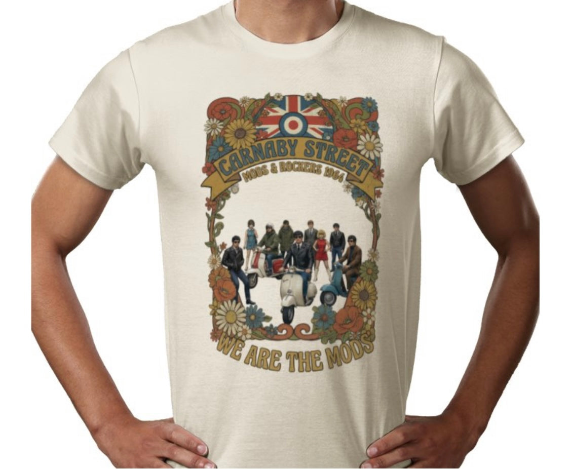 Riff Responsibly | Mods & Rockers 64' T-Shirt