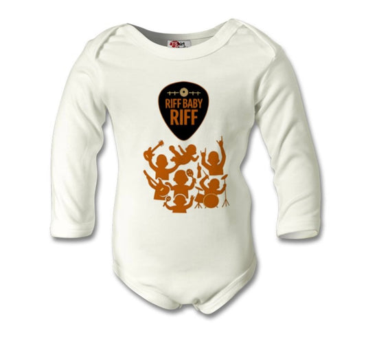 Riffs Responsibly™ | Premium Organic Long Sleeve Baby Grow