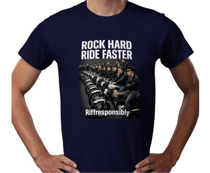 Riff Responsibly | Rock Hard Ride Faster T-Shirt