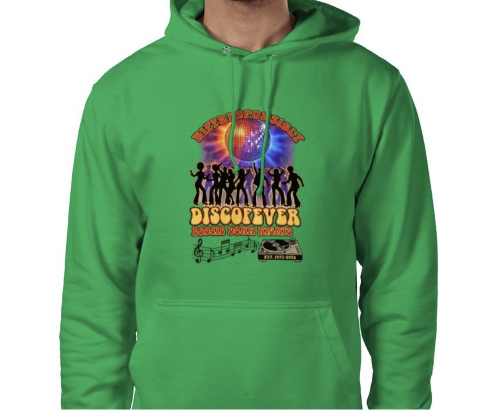 Riff Responsibly | Boogie Down Nights Hoodie