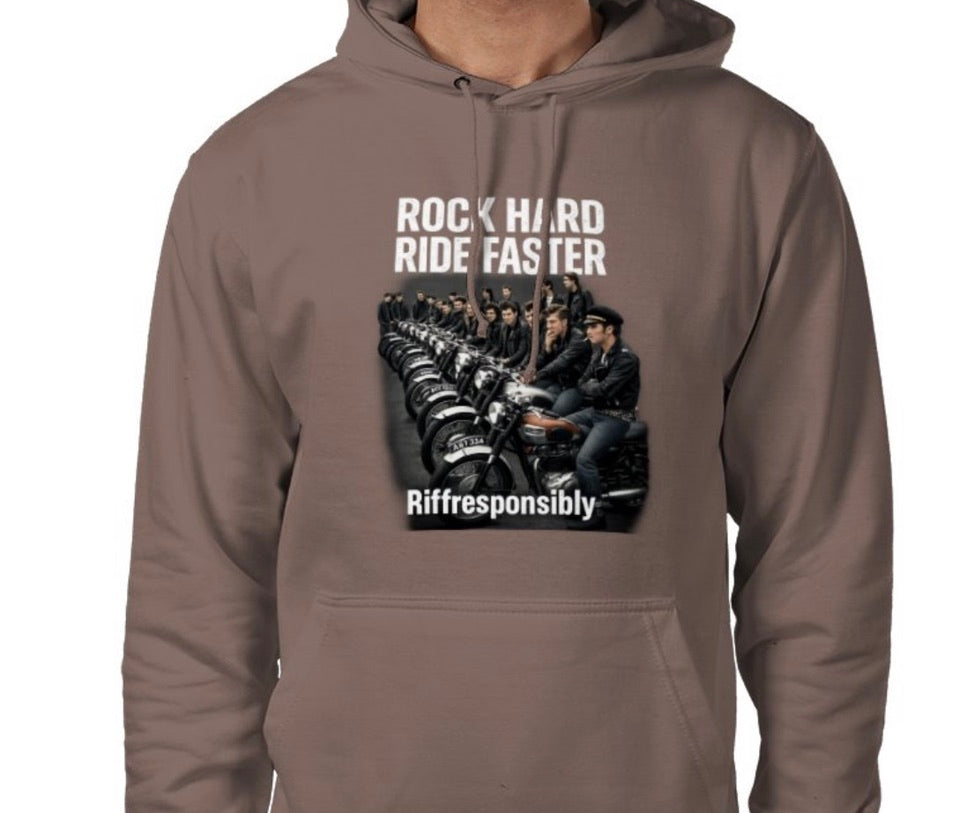 Riff Responsibly | Rock Hard Ride Faster Hoodie