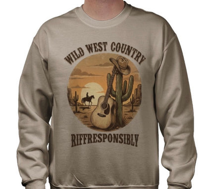 Riff Responsibly | Wild West Country Sweatshirt