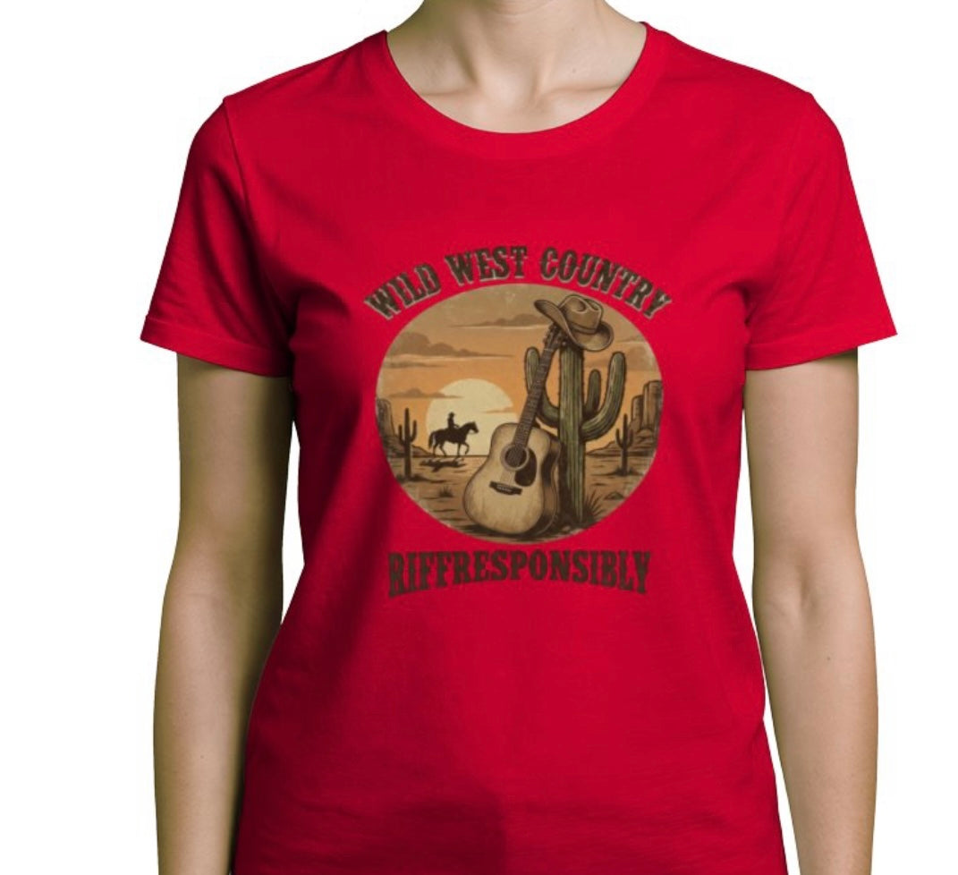 Riff Responsibly | Wild West Country T-Shirt Women