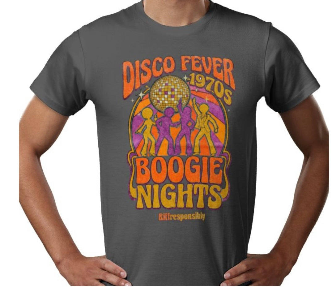 Riff Responsibly | Disco Fever Boogie Nights T-Shirt