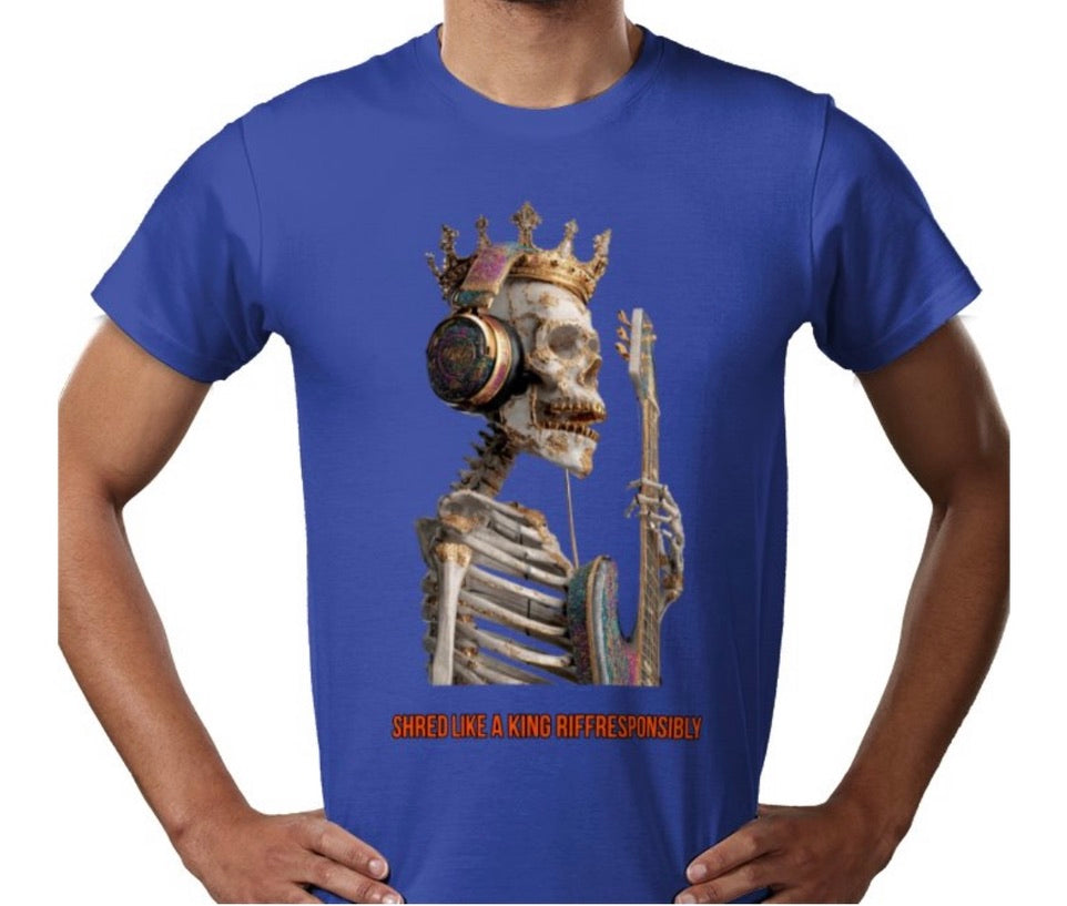 Riff Responsibly | Shred Like A King T-Shirt