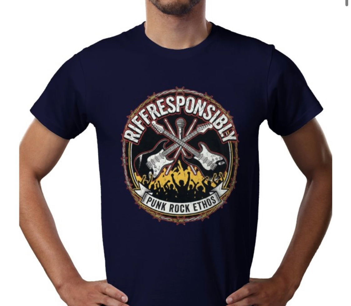Riff Responsibly | Punk Rock Ethos T-Shirt