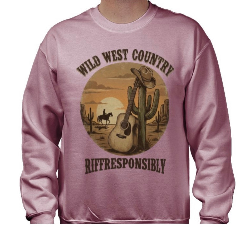 Riff Responsibly | Wild West Country Sweatshirt