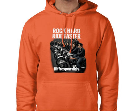 Riff Responsibly | Rock Hard Ride Faster Hoodie