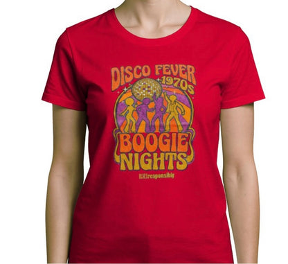 Riff Responsibly | Disco Fever Boogie Nights T-Shirt Women