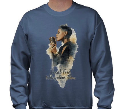 Riff Responsibly | Vocal Fire Watercolour Flow Sweatshirt