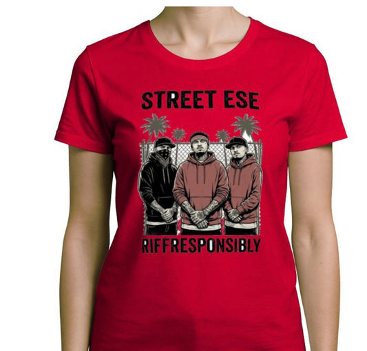 Riff Responsibly | Street Ese Womens T-Shirt