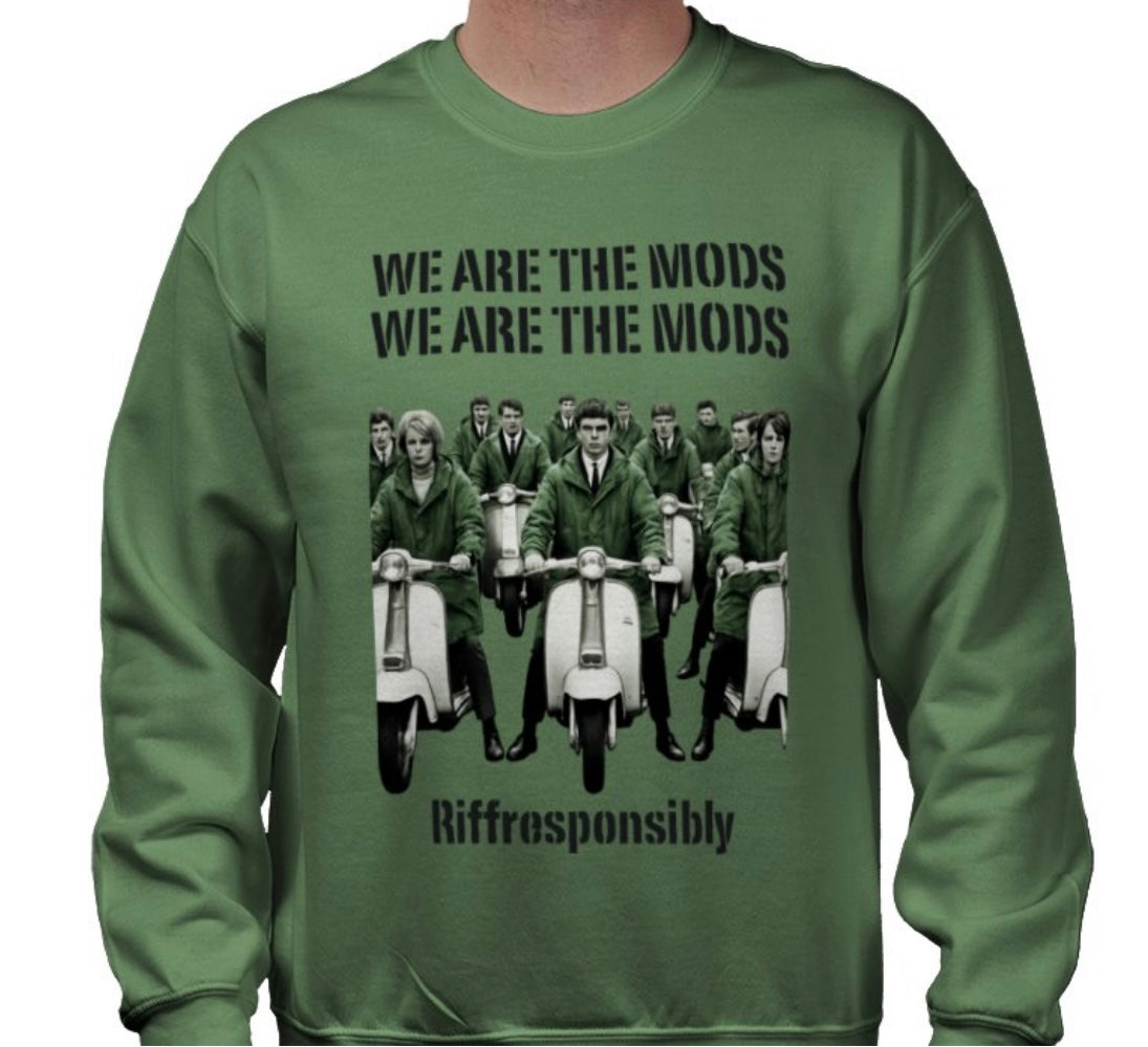 Riff Responsibly | We Are The Mods Sweatshirt