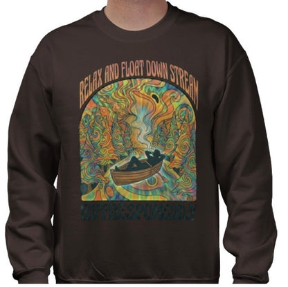 Riff Responsibly | Relax And Float Down Stream Sweatshirt