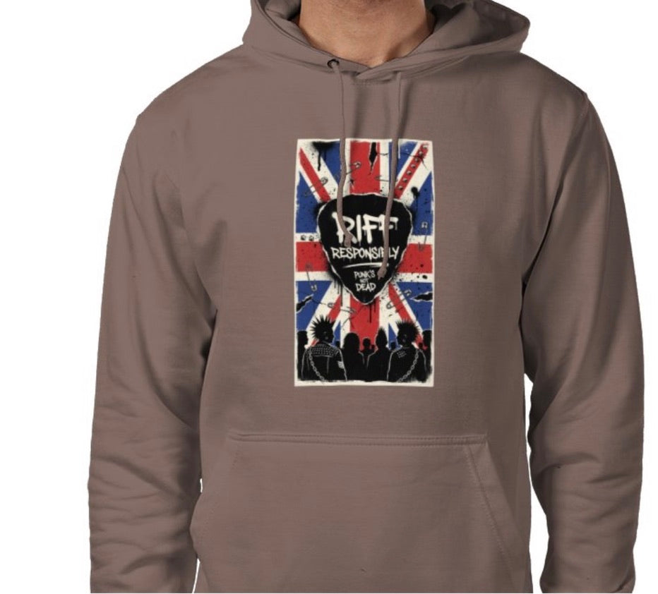 Riff Responsibly | Punk's Not Dead Hoodie