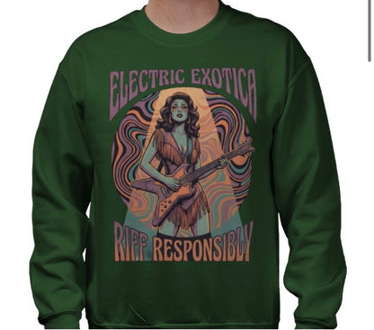Riff Responsibly | Electric Exotica Sweatshirt