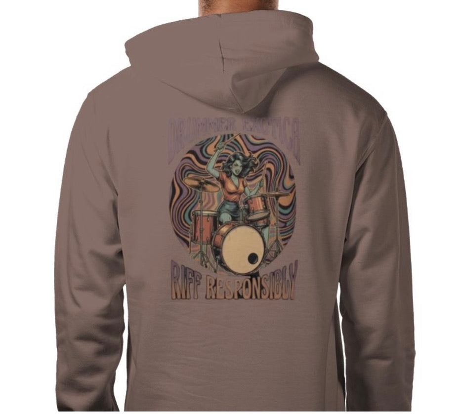 Riff Responsibly | Drummer Exotica Hoodie