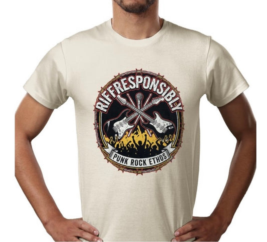 Riff Responsibly | Punk Rock Ethos T-Shirt