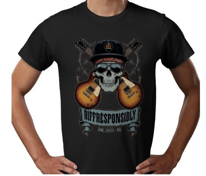 Riff Responsibly | Dead Mans Chords T-Shirt