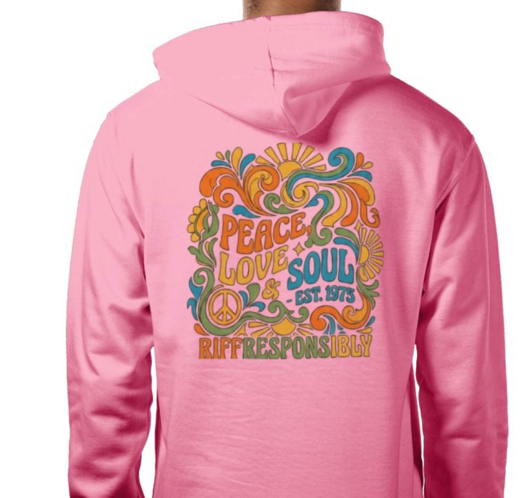 Riff Responsibly | Peace, Love & Soul Hoodie
