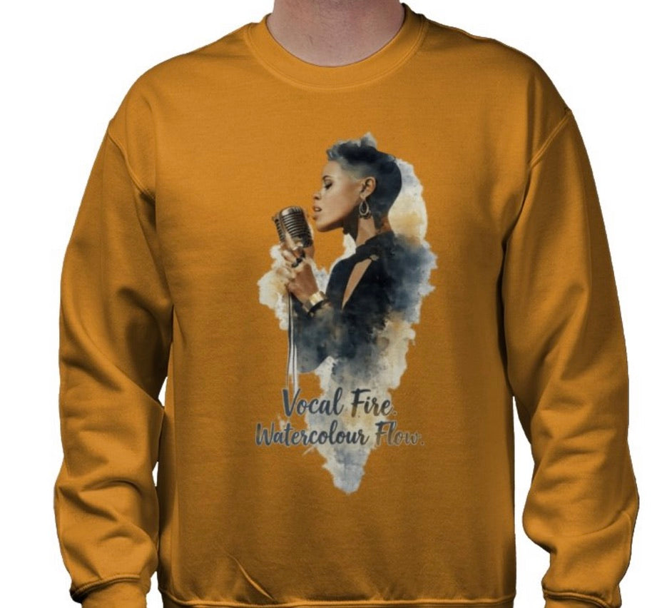 Riff Responsibly | Vocal Fire Watercolour Flow Sweatshirt