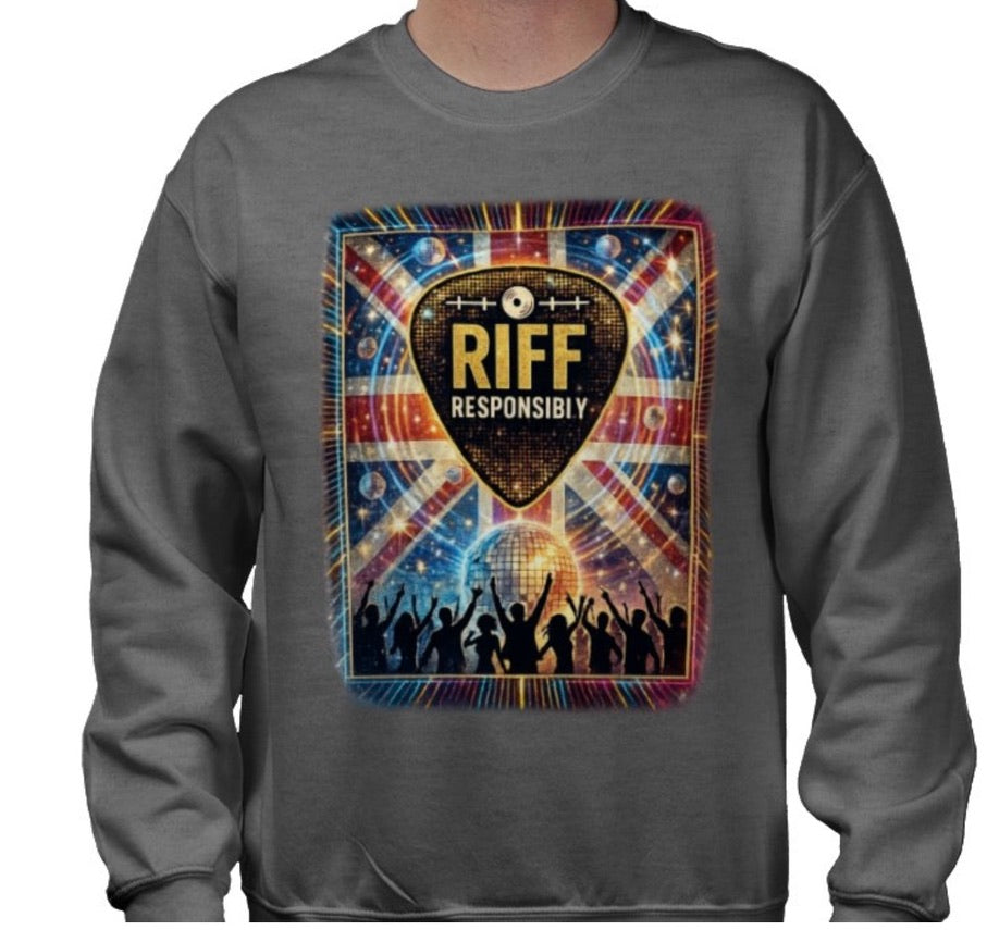 Riff Responsibly | Midnight Fever Sweatshirt