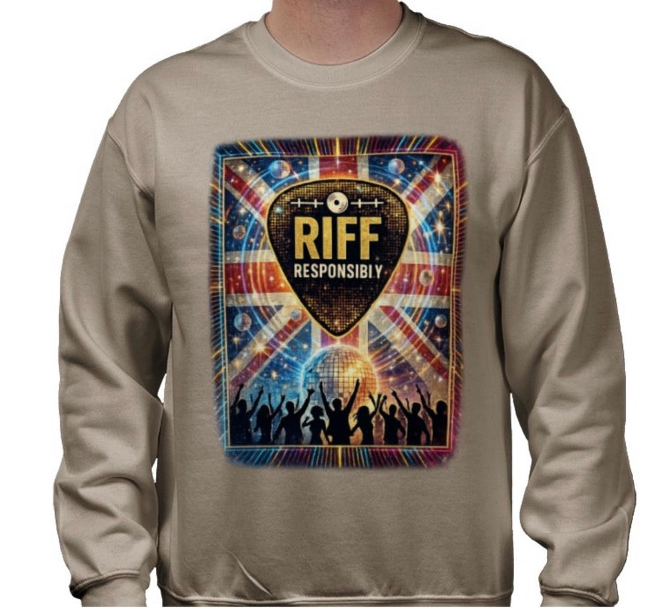 Riff Responsibly | Midnight Fever Sweatshirt