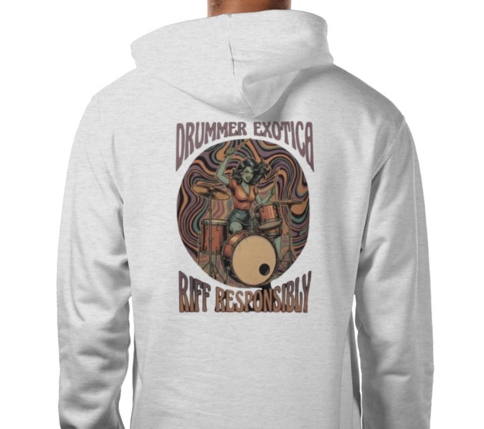 Riff Responsibly | Drummer Exotica Hoodie