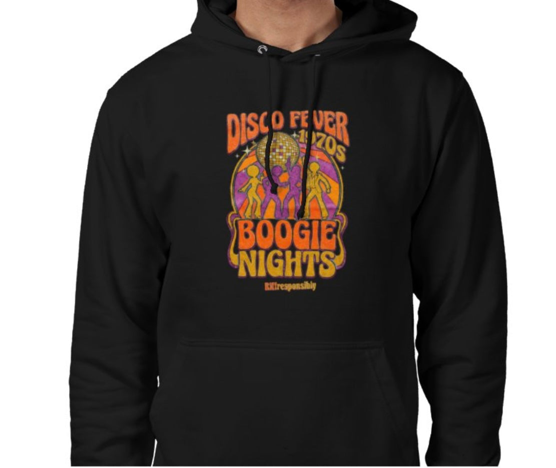 Riff Responsibly | Disco Fever Boogie Nights Hoodie