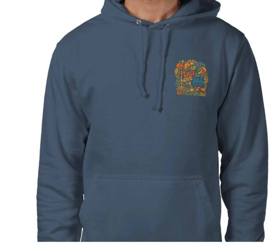 Riff Responsibly | Peace, Love & Soul Hoodie