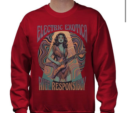 Riff Responsibly | Electric Exotica Sweatshirt