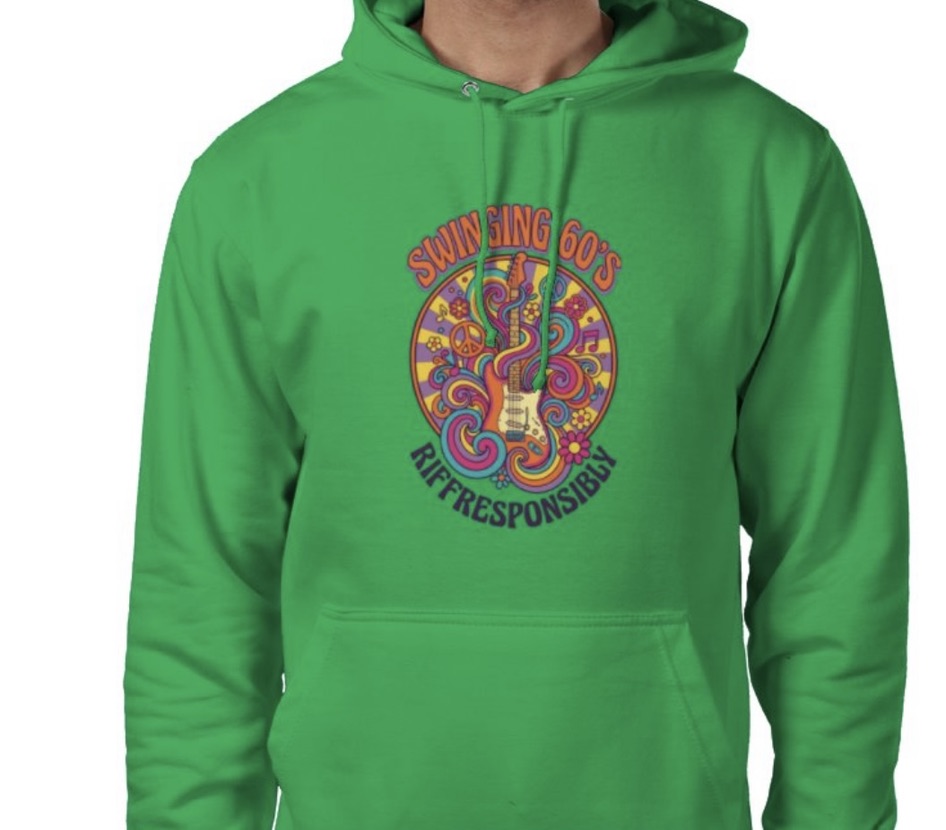 Riff Responsibly | Swinging 60s' Hoodie