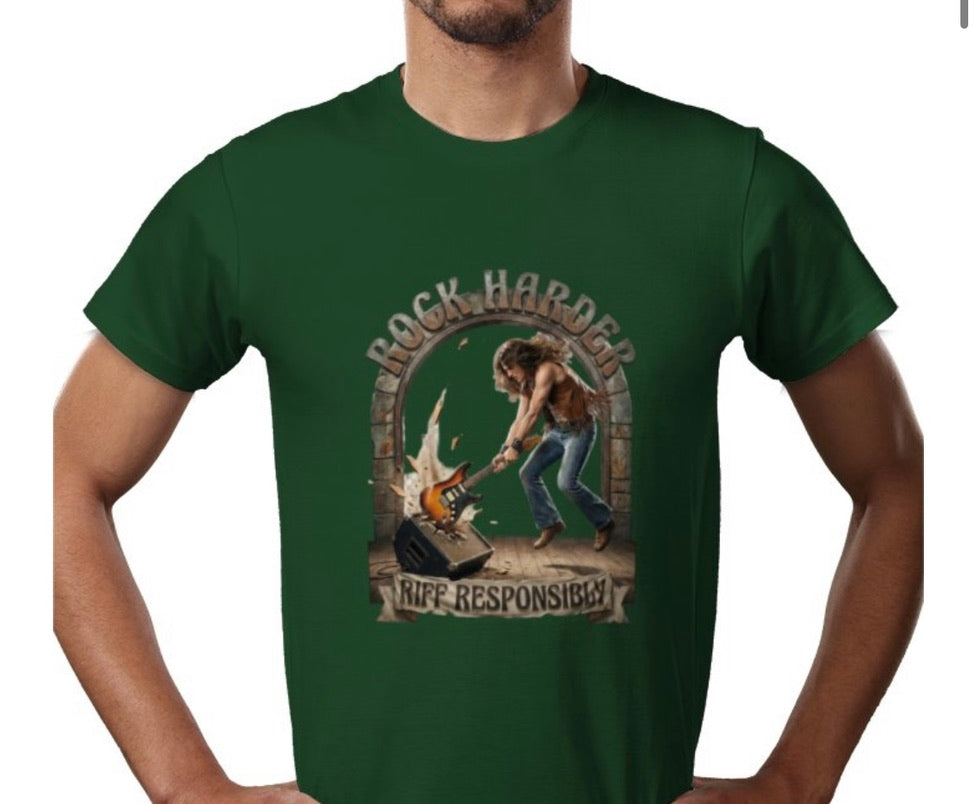 Riff Responsibly | Rock Harder T-Shirt