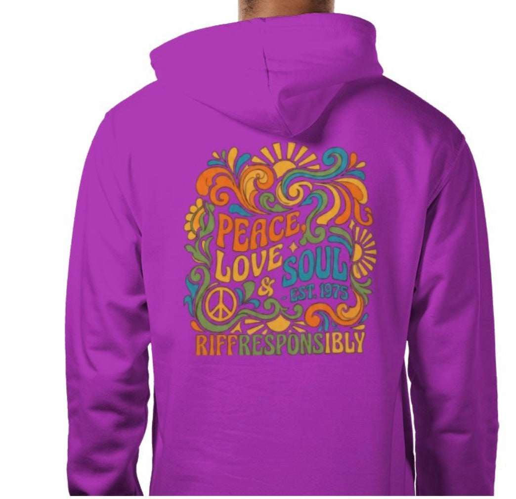 Riff Responsibly | Peace, Love & Soul Hoodie