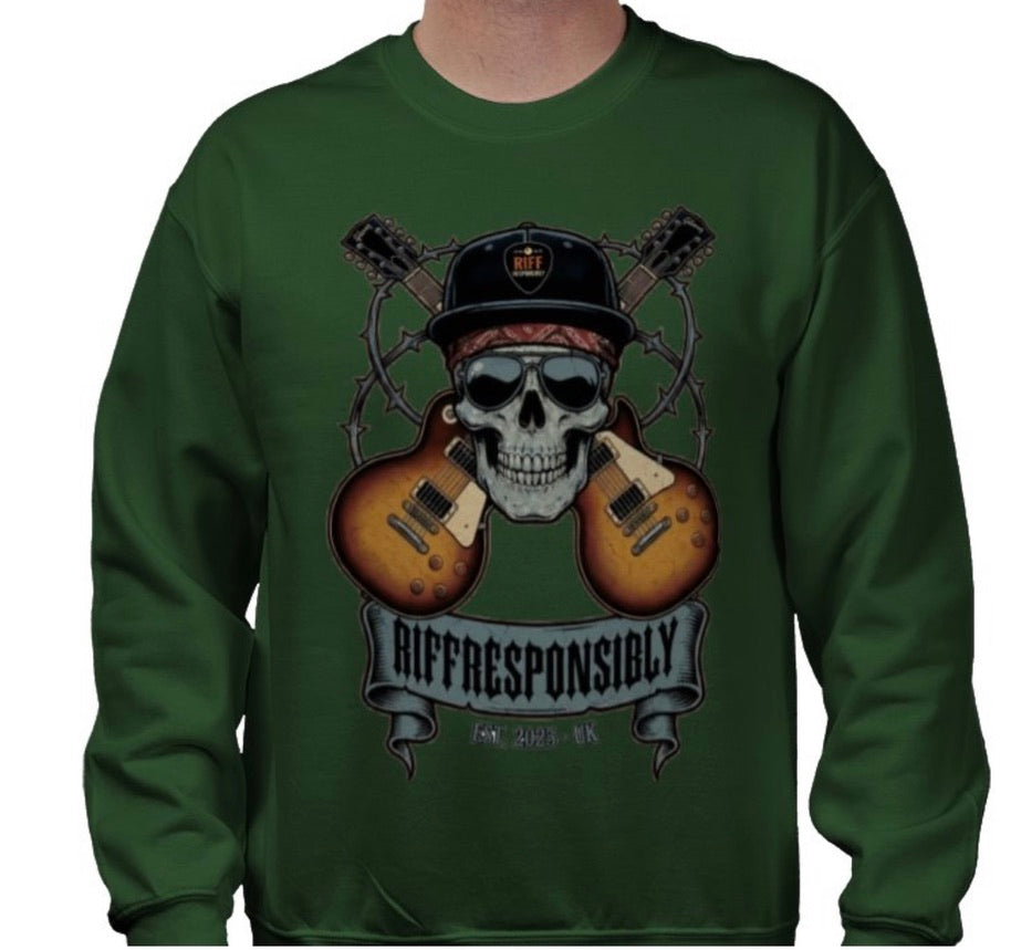 Riff Responsibly | Dead Mans Chords Sweatshirt