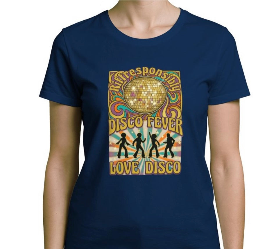 Riff Responsibly | Love Disco Women T-Shirt
