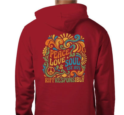 Riff Responsibly | Peace, Love & Soul Hoodie
