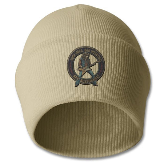 Riff Responsibly | Good Vibes Bad Intentions Premium Beanie