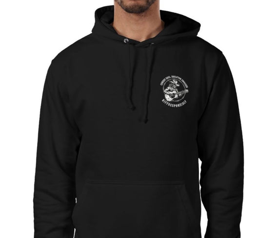 Riff Responsibly | Cowboy Soul Skeleton Swagger Hoodie