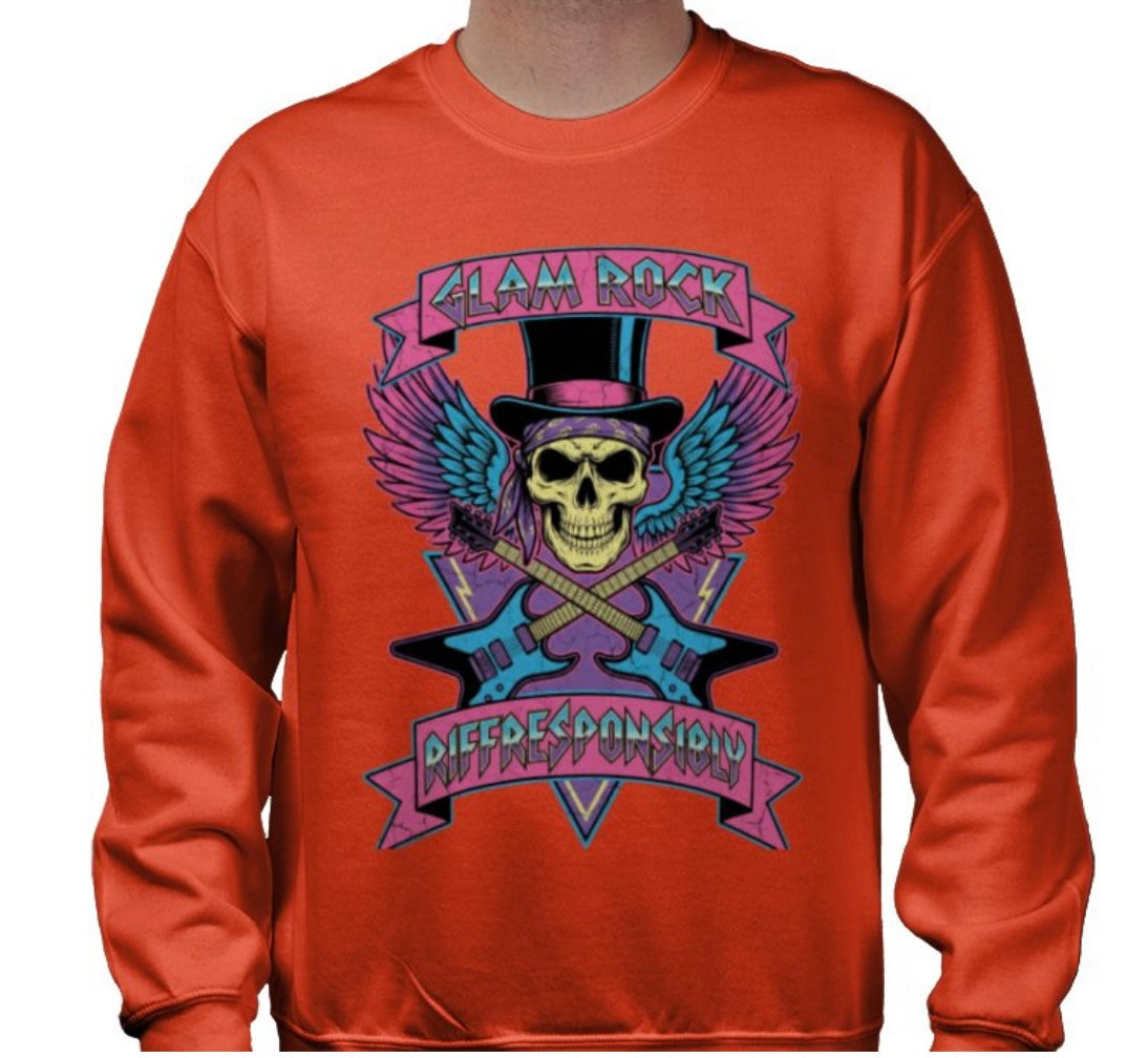 Riff Responsibly | Glam Rock Sweatshirt