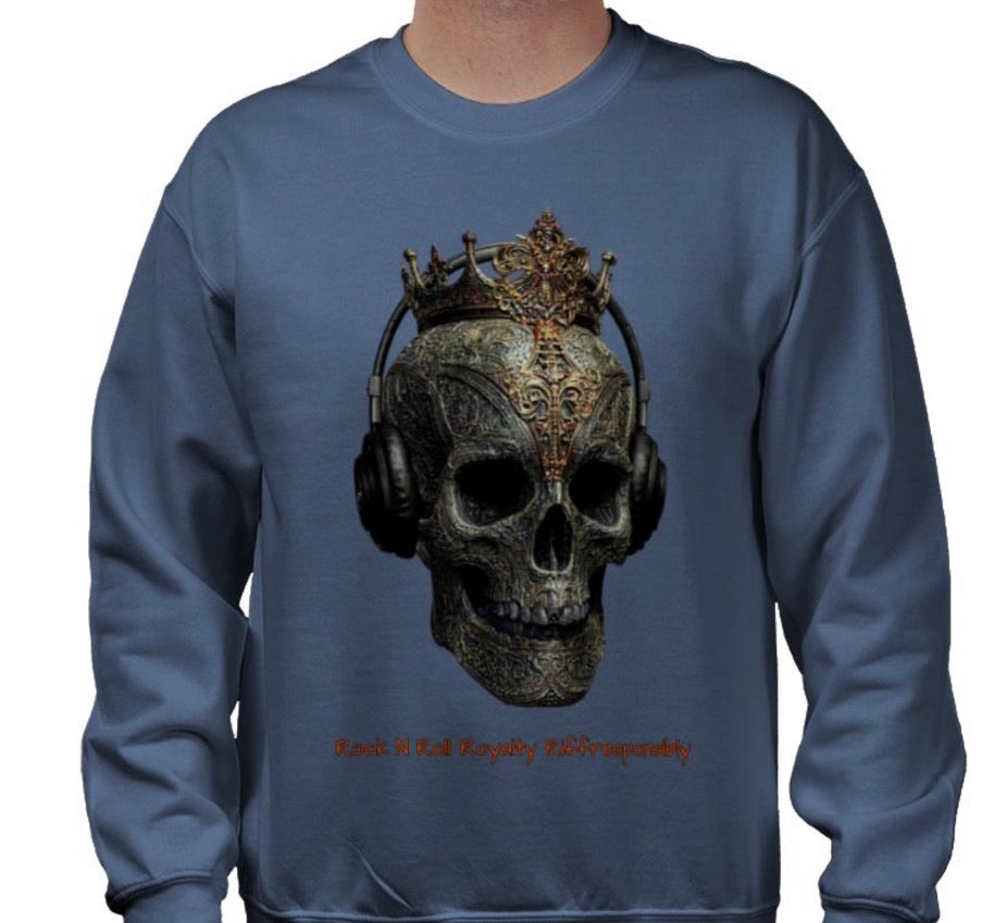 Riff Responsibly | Rock N Roll Royalty Sweatshirt