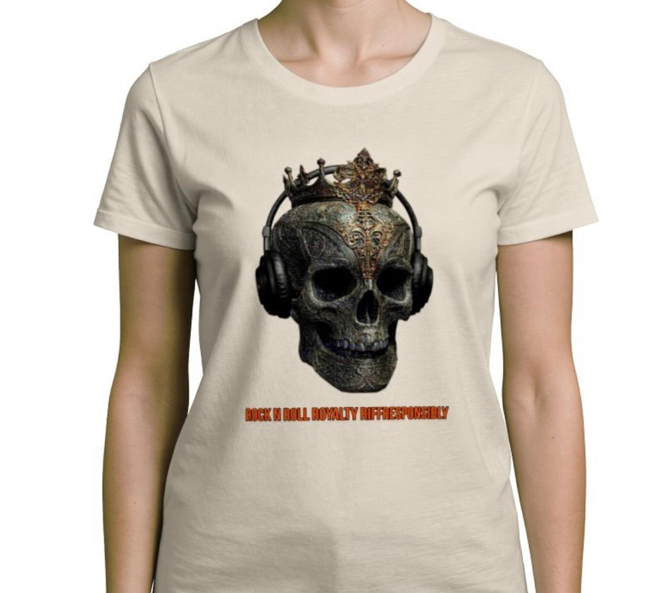 Riff Responsibly | Rock N Roll Royalty Women T-Shirt