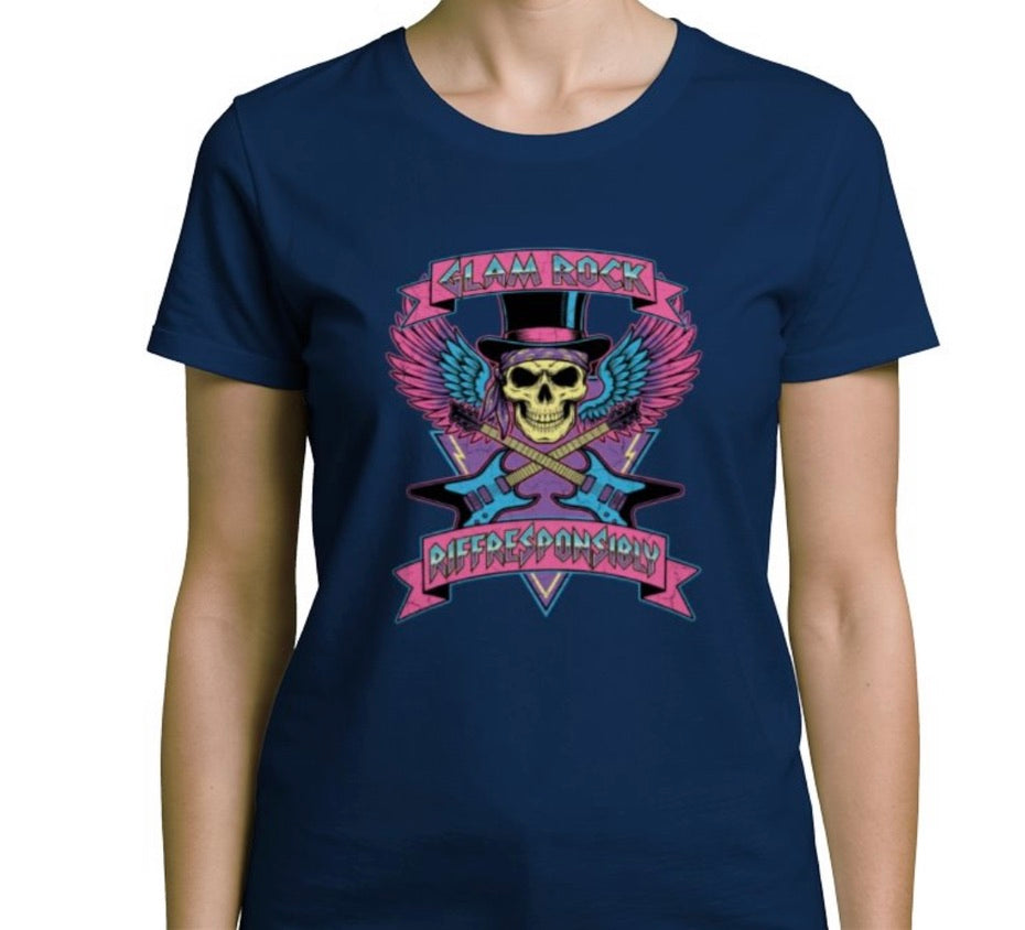 Riff Responsibly | Glam Rock T-Shirt Women