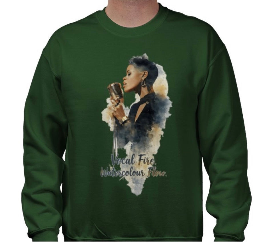 Riff Responsibly | Vocal Fire Watercolour Flow Sweatshirt