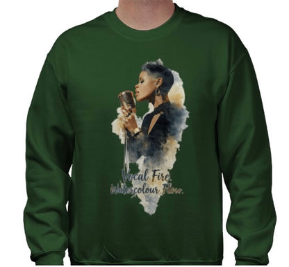 Riff Responsibly | Vocal Fire Watercolour Flow Sweatshirt