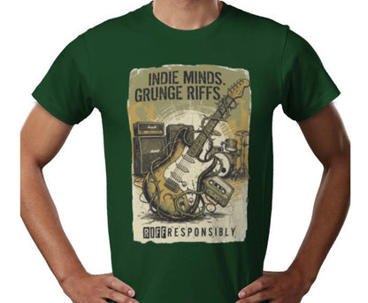 Riff Responsibly | Indie Minds Grunge Riffs T-Shirt