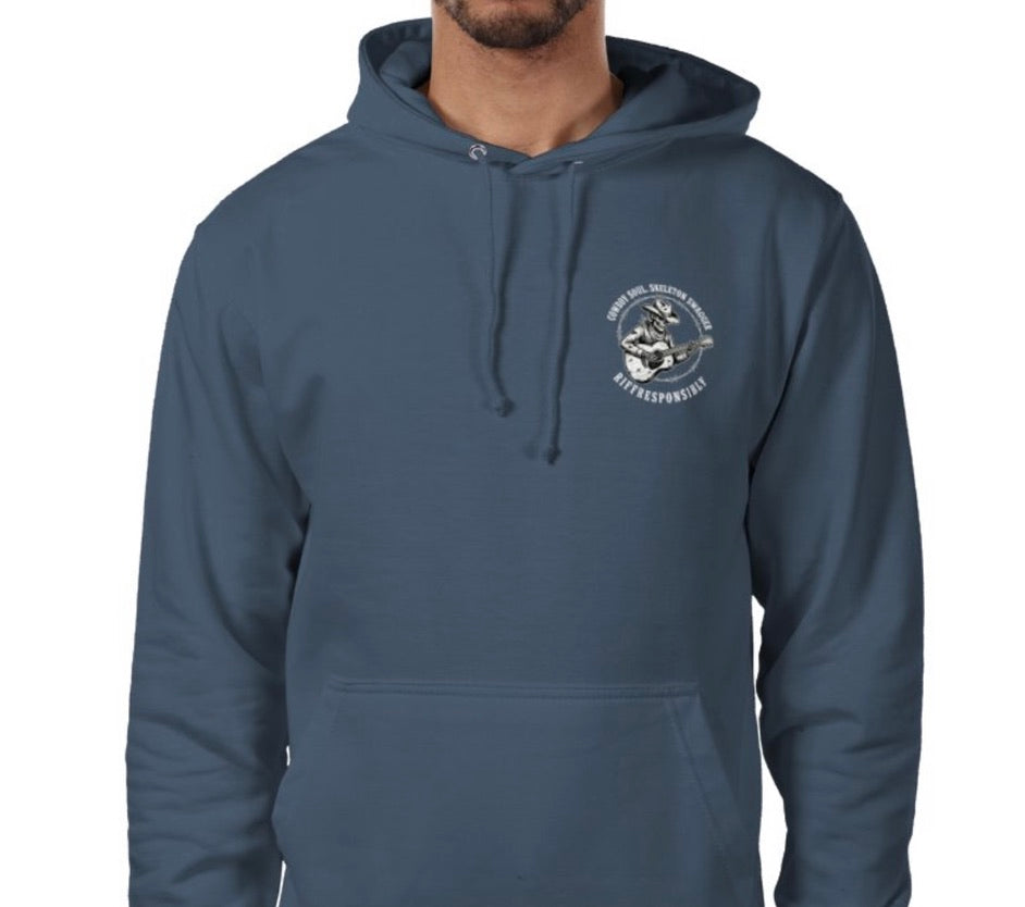 Riff Responsibly | Cowboy Soul Skeleton Swagger Hoodie