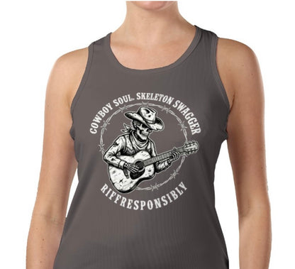 Riff Responsibly | Cowboy Swag Vest Top