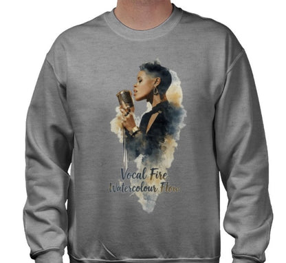 Riff Responsibly | Vocal Fire Watercolour Flow Sweatshirt