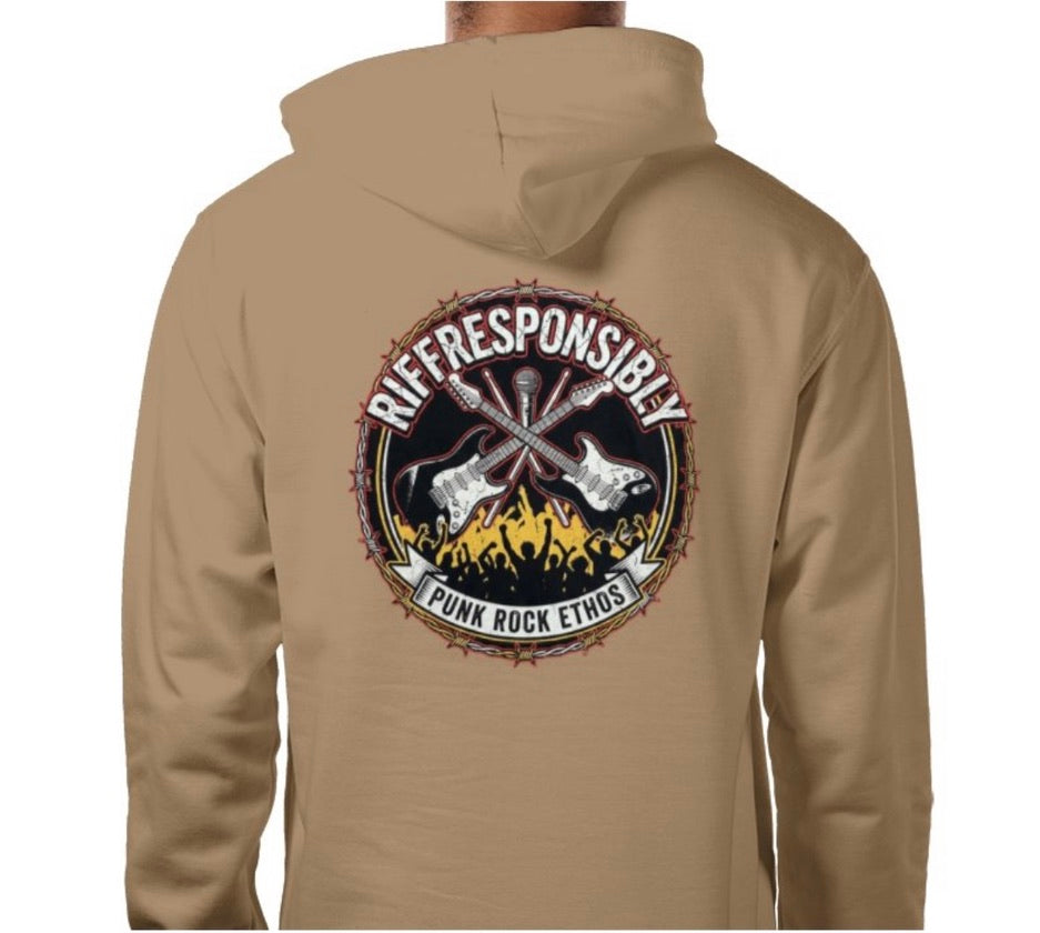 Riff Responsibly | Punk Rock Ethos Hoodie