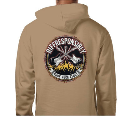 Riff Responsibly | Punk Rock Ethos Hoodie